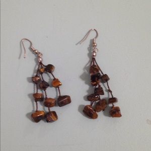 Brown Beaded Earrings - Free with Bundle!